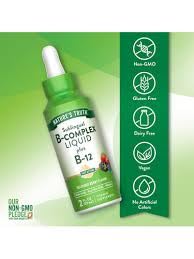 B Complex Liquid Plus B-12 Natural Berry Flavor 2 oz Pack of 2 F965259