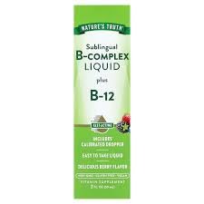 B Complex Liquid Plus B-12 Natural Berry Flavor 2 oz Pack of 2 F965259