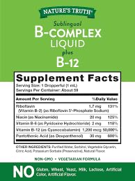 B Complex Liquid Plus B-12 Natural Berry Flavor 2 oz Pack of 2 F965259