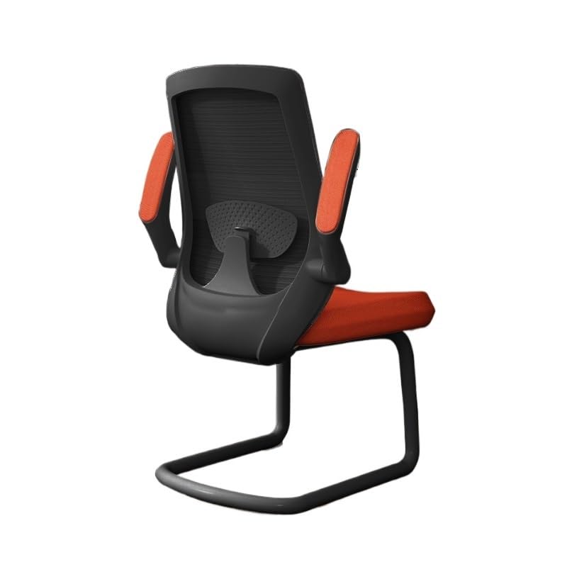 Orange High Back Mesh Office Chair with Adjustable Armrests K254