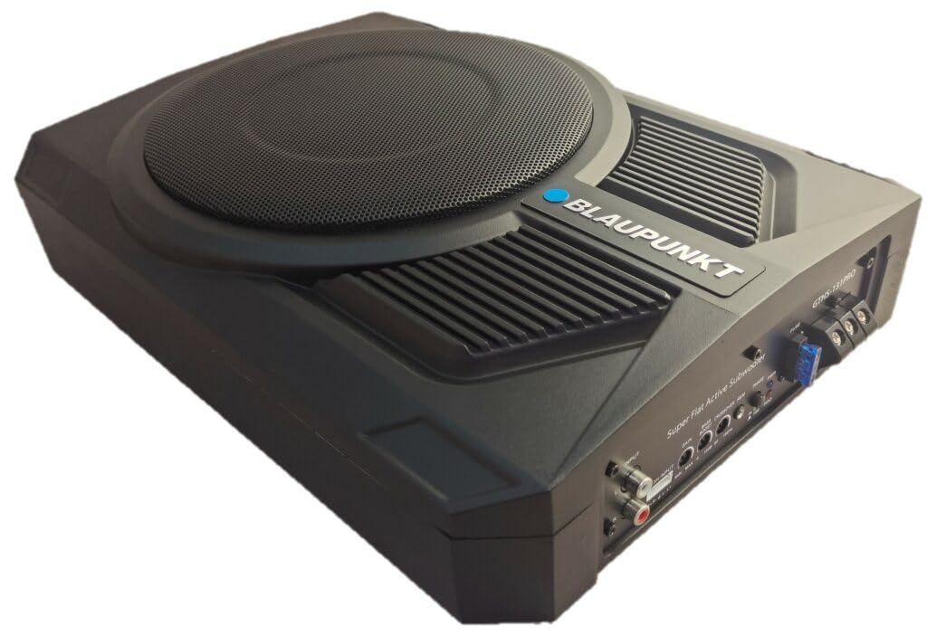 10-inch Powered Underseat Subwoofer Enclosure with Built-in Amplifier H3158