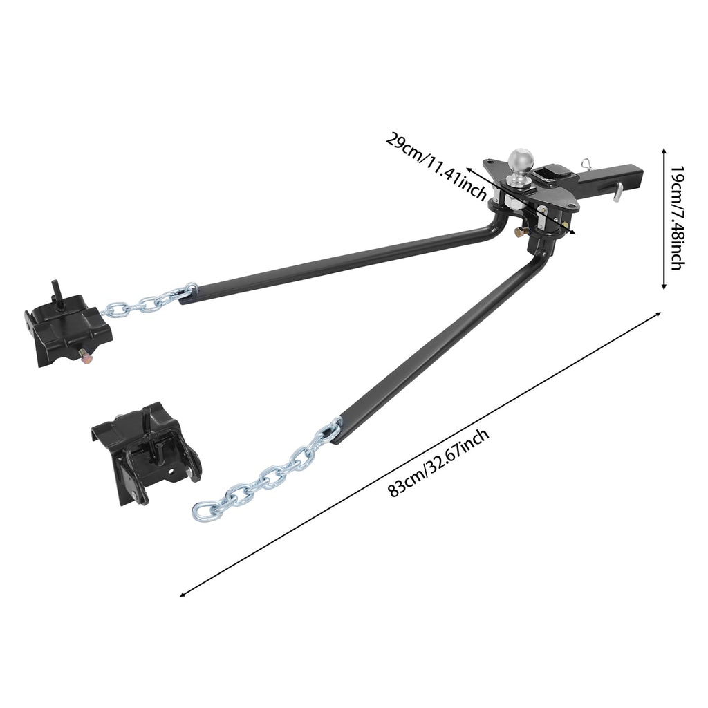 14000Lbs Weight Distribution Hitch with Sway Control Z3197