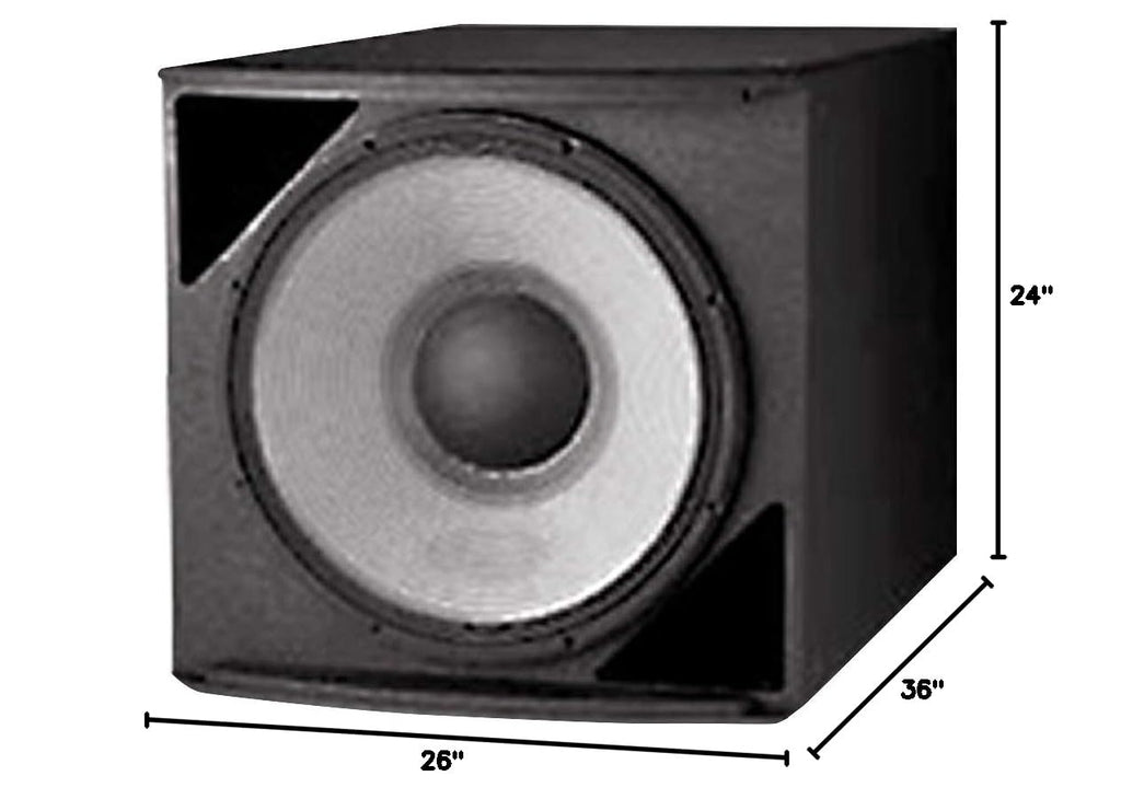 18-Inch Black Subwoofer D82008