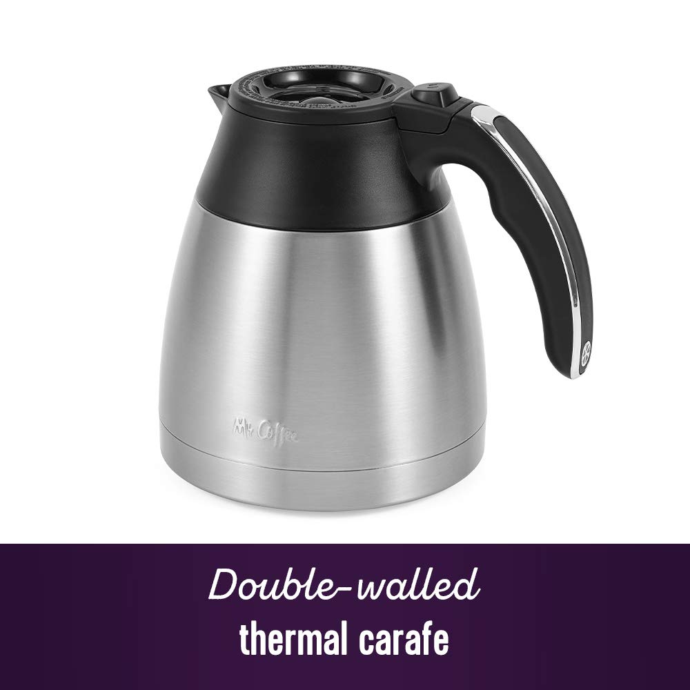 10-Cup Programmable Coffee Maker with Thermal Carafe T907262