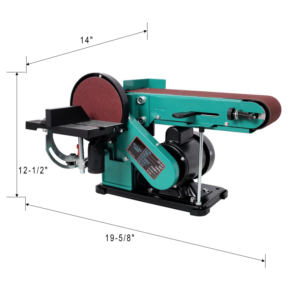 Benchtop Belt and Disc Sander with 4 x 36 in Belt and 6 in Disc H528
