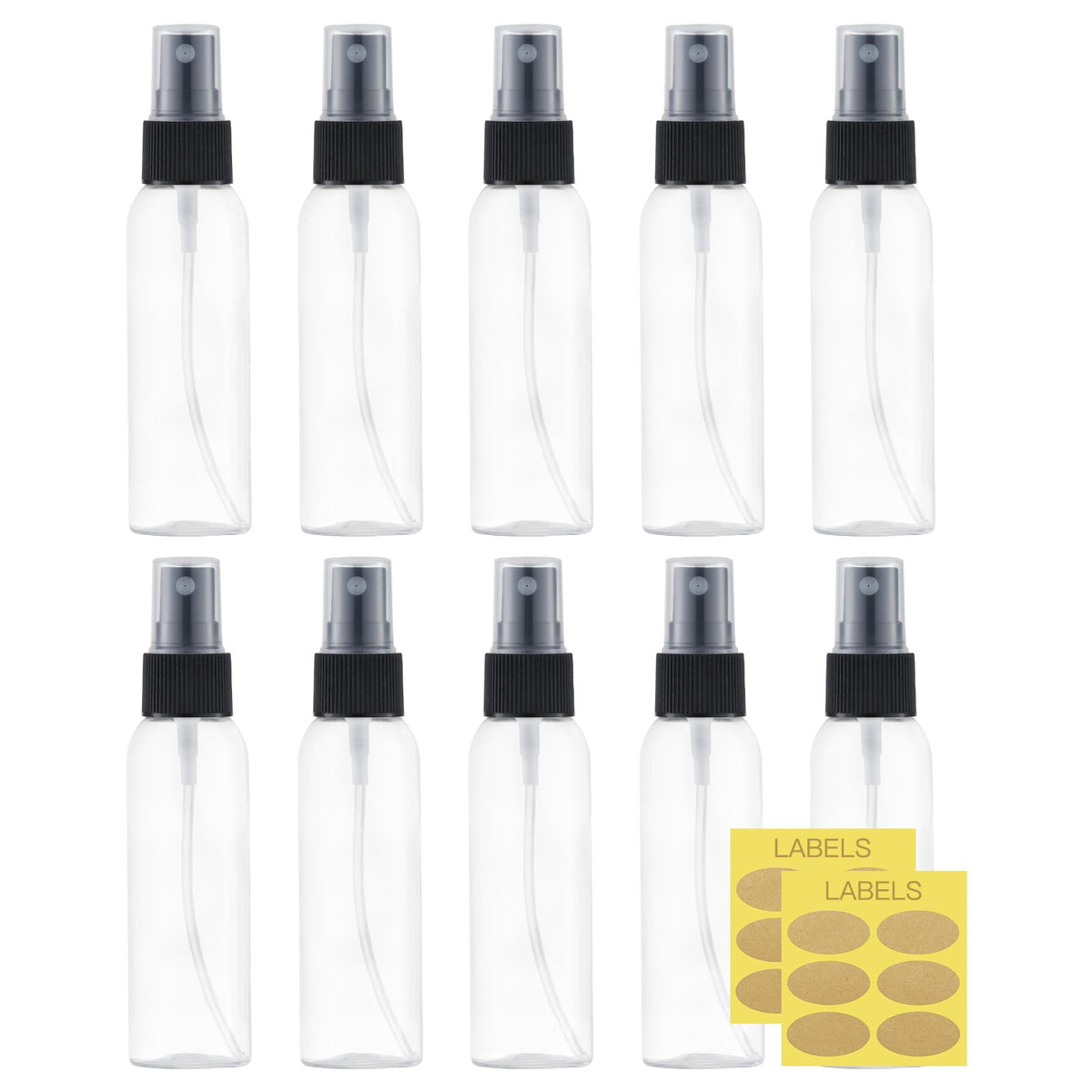 Small 2oz Plastic Spray Bottle 10 Pack P932