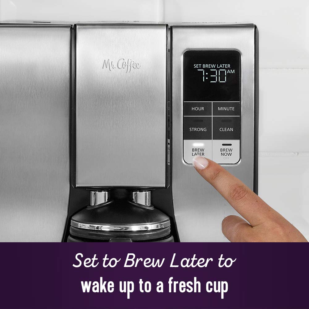 10-Cup Programmable Coffee Maker with Thermal Carafe T907262