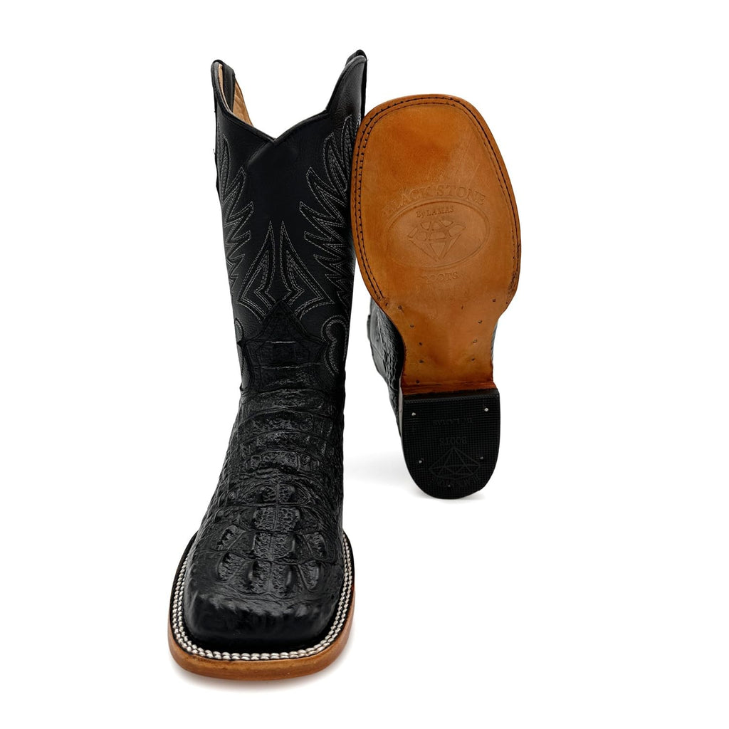 Mens Leather Square Toe Cowboy Boot M5856
