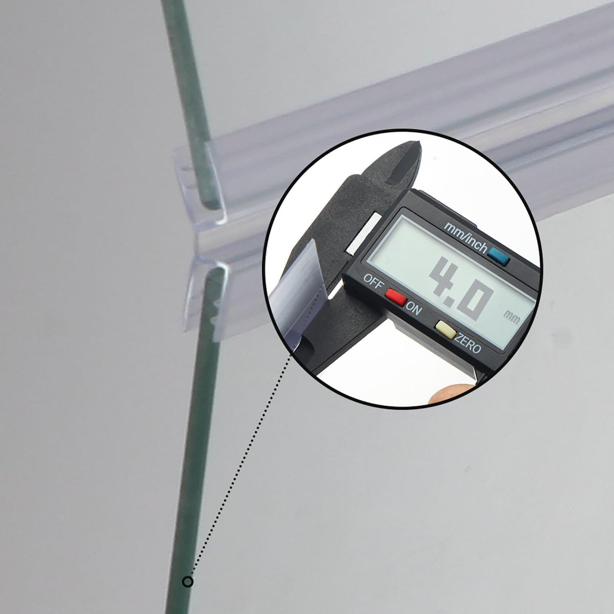 Clear Tempered Glass Canopy E19828