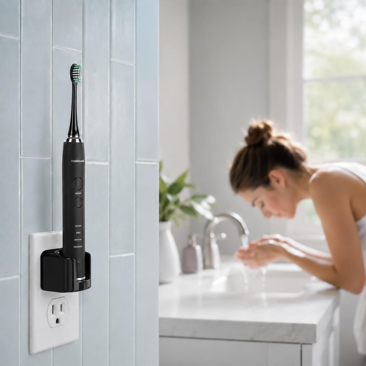 2 Pack Toothbrush Wall Charger C421