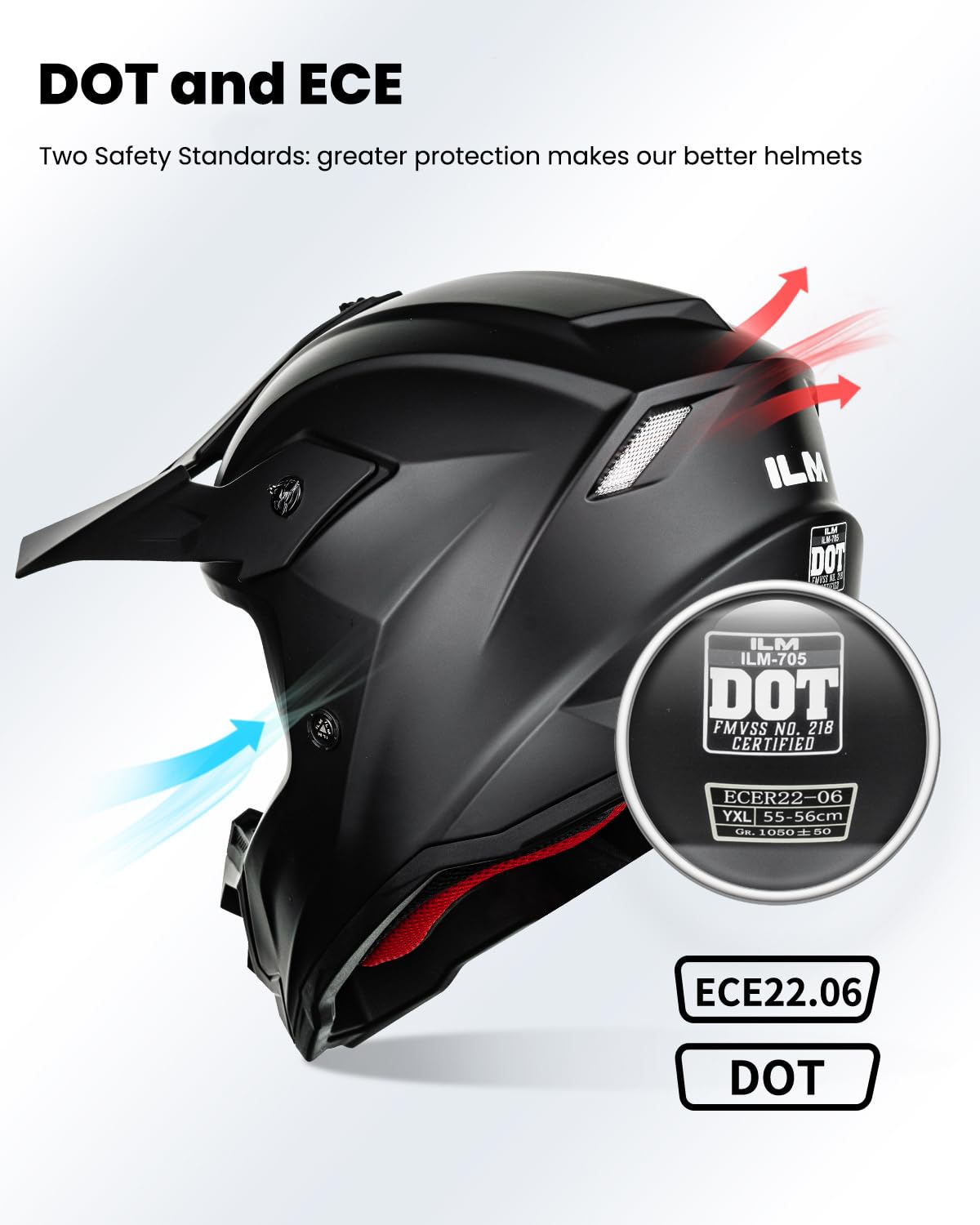 Youth Full Face Motocross Helmet H898