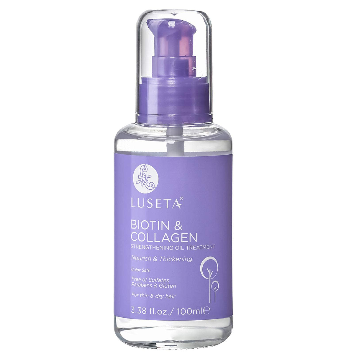 Curly Hair Shampoo and Conditioner Set with Biotin Hair Oil C87486
