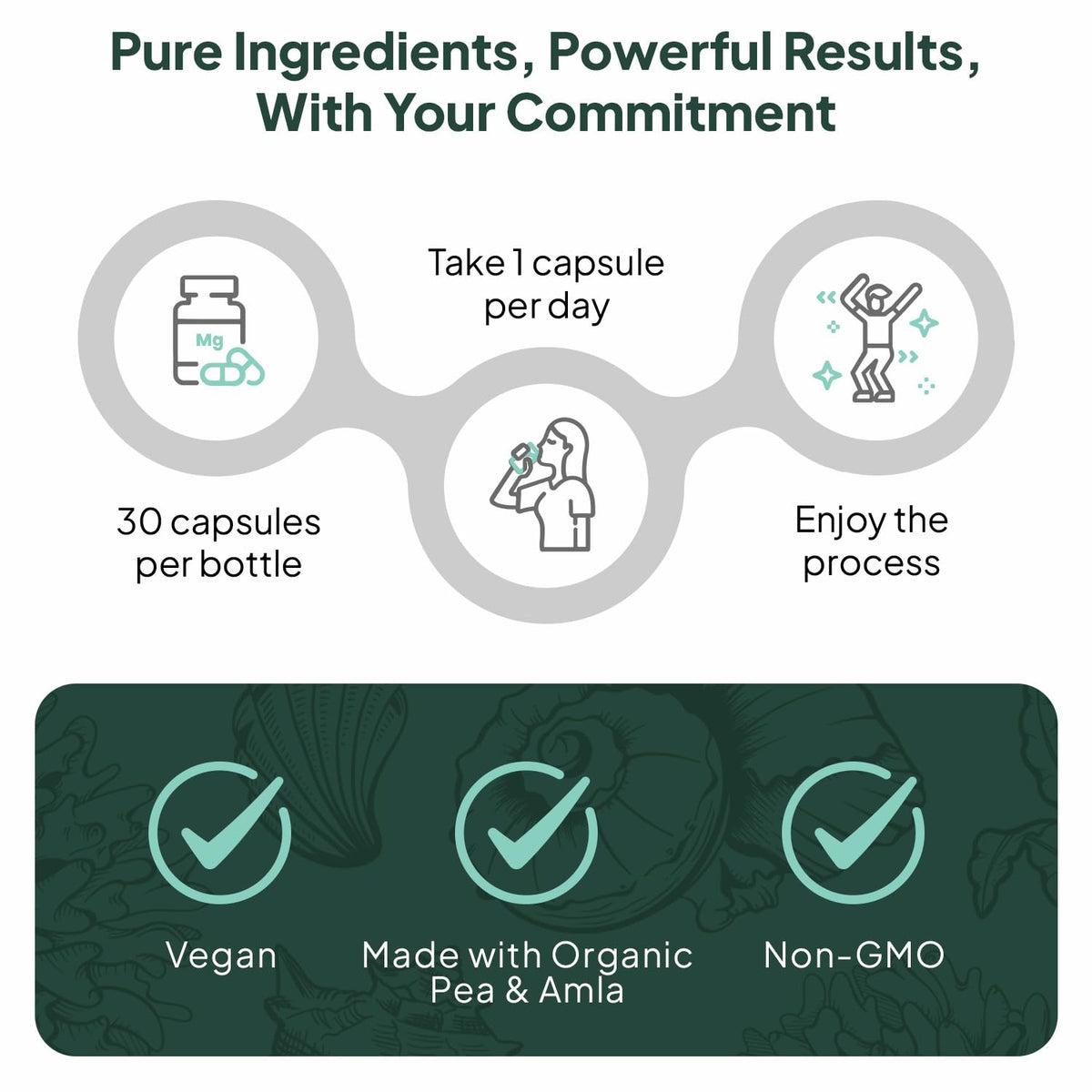 Plant-Based Iron Supplement, 30 Capsules Z128217