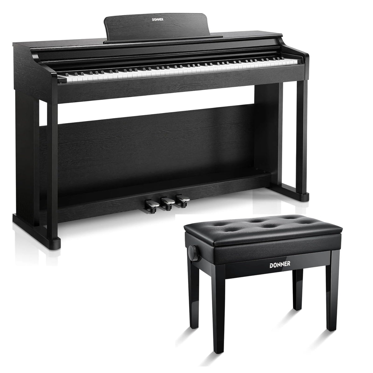88-Key Weighted Action Digital Piano with Storage Bench M812108