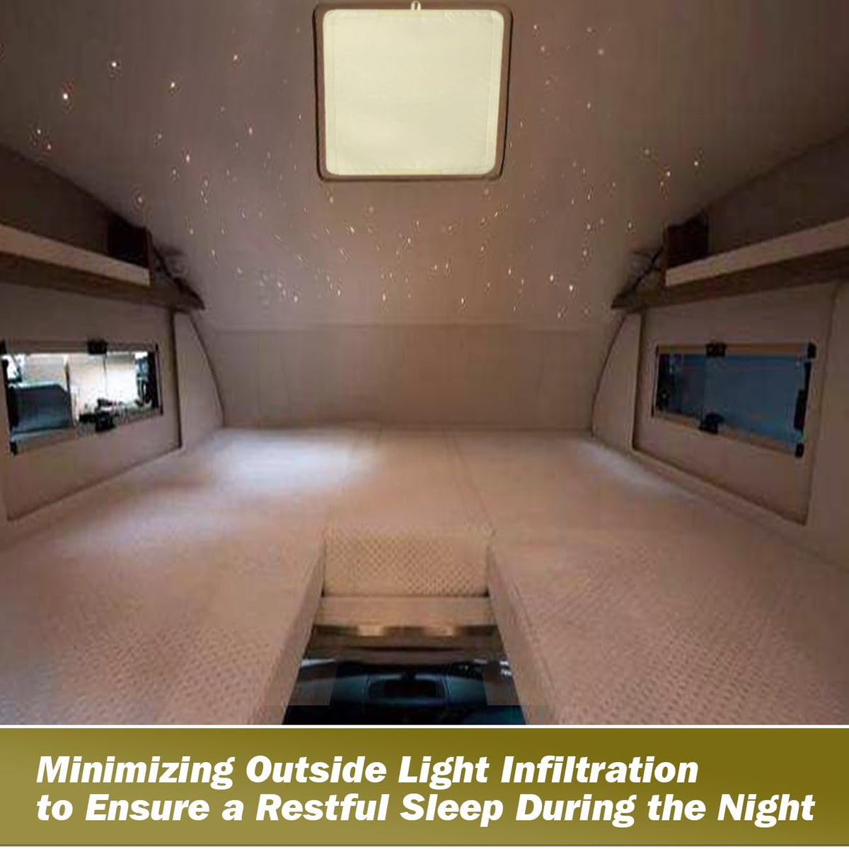 Waterproof RV Roof Vent Insulator and Shower Skylight Cover S81362