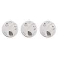 Hardwired Smoke and Carbon Monoxide Detector with Battery Backup, 3-Pack W747208