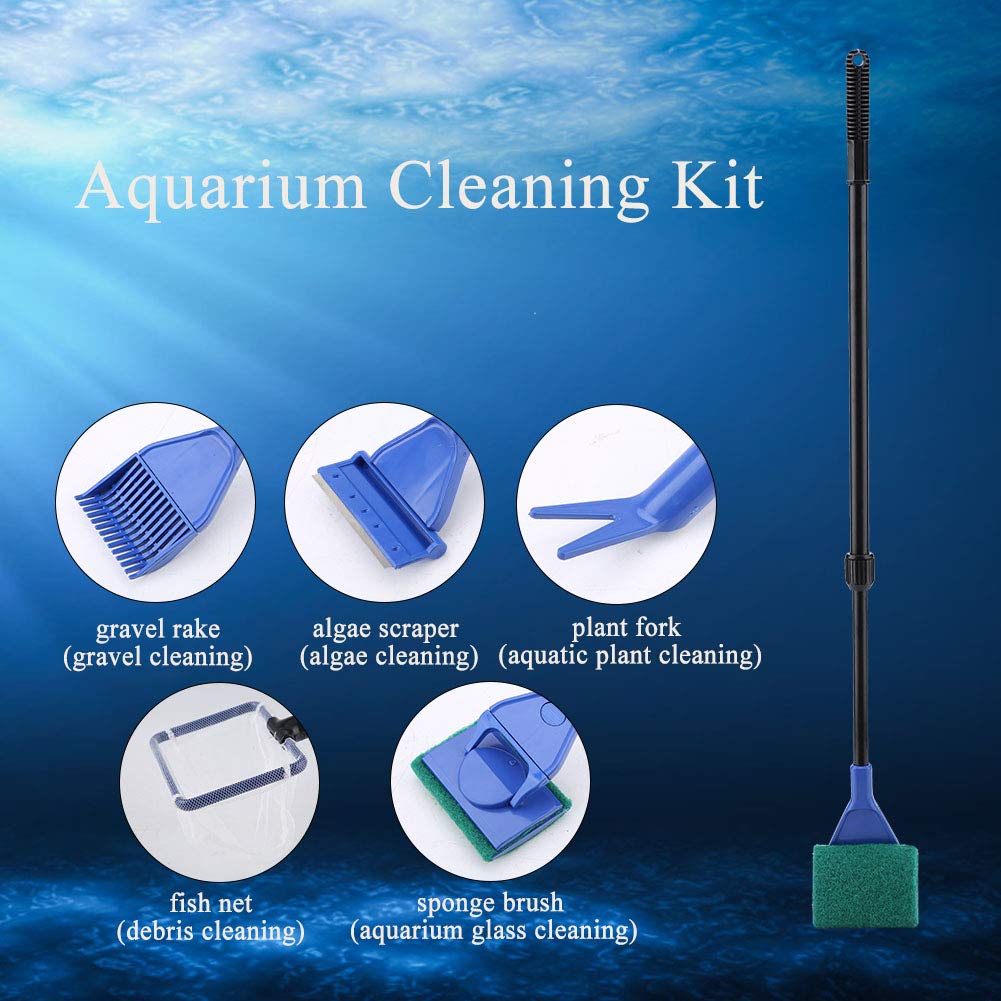 Aquarium Cleaning Kit with 5 Tools Y916469