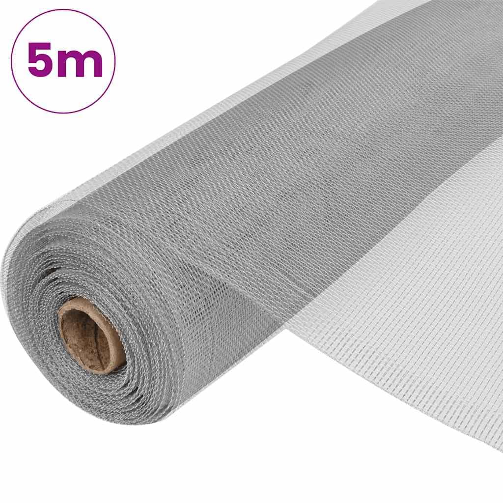 Aluminum Mesh Screen 39.4x196.9 Silver Roll T2199