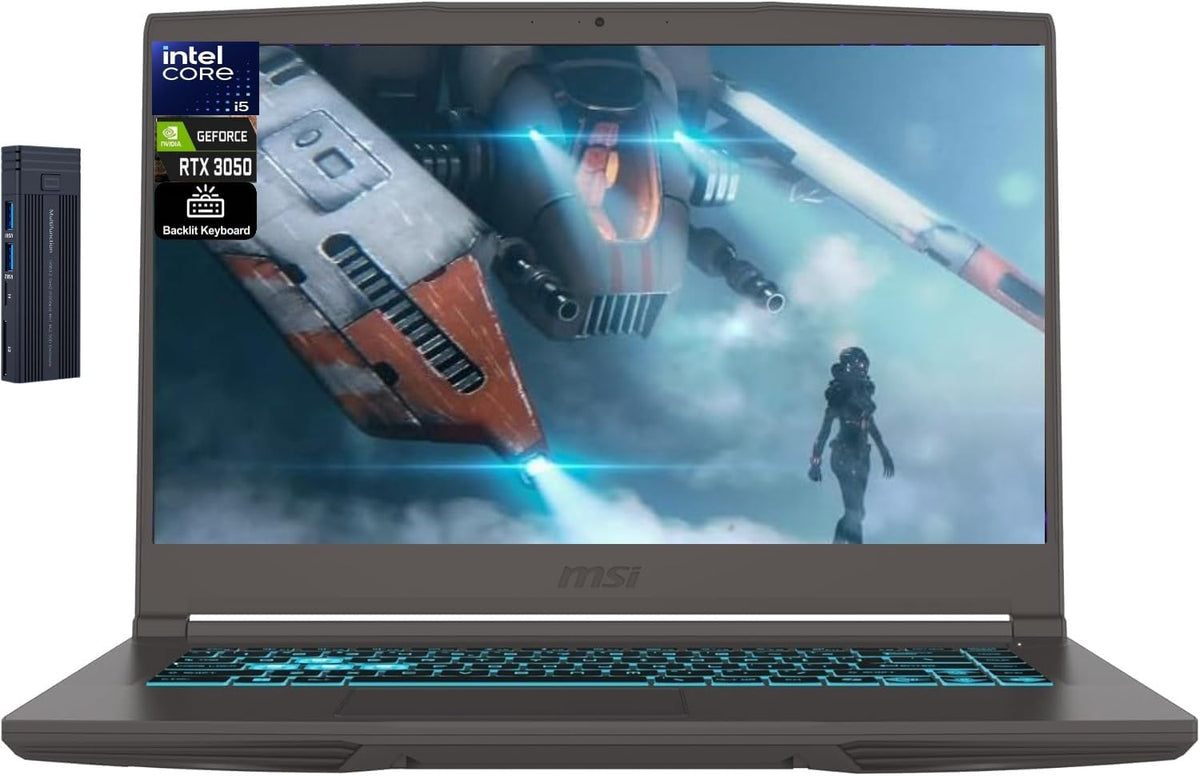 15.6" FHD Intel Core i5 Gaming Laptop RTX 3050 16GB RAM 1TB SSD Gray G2171