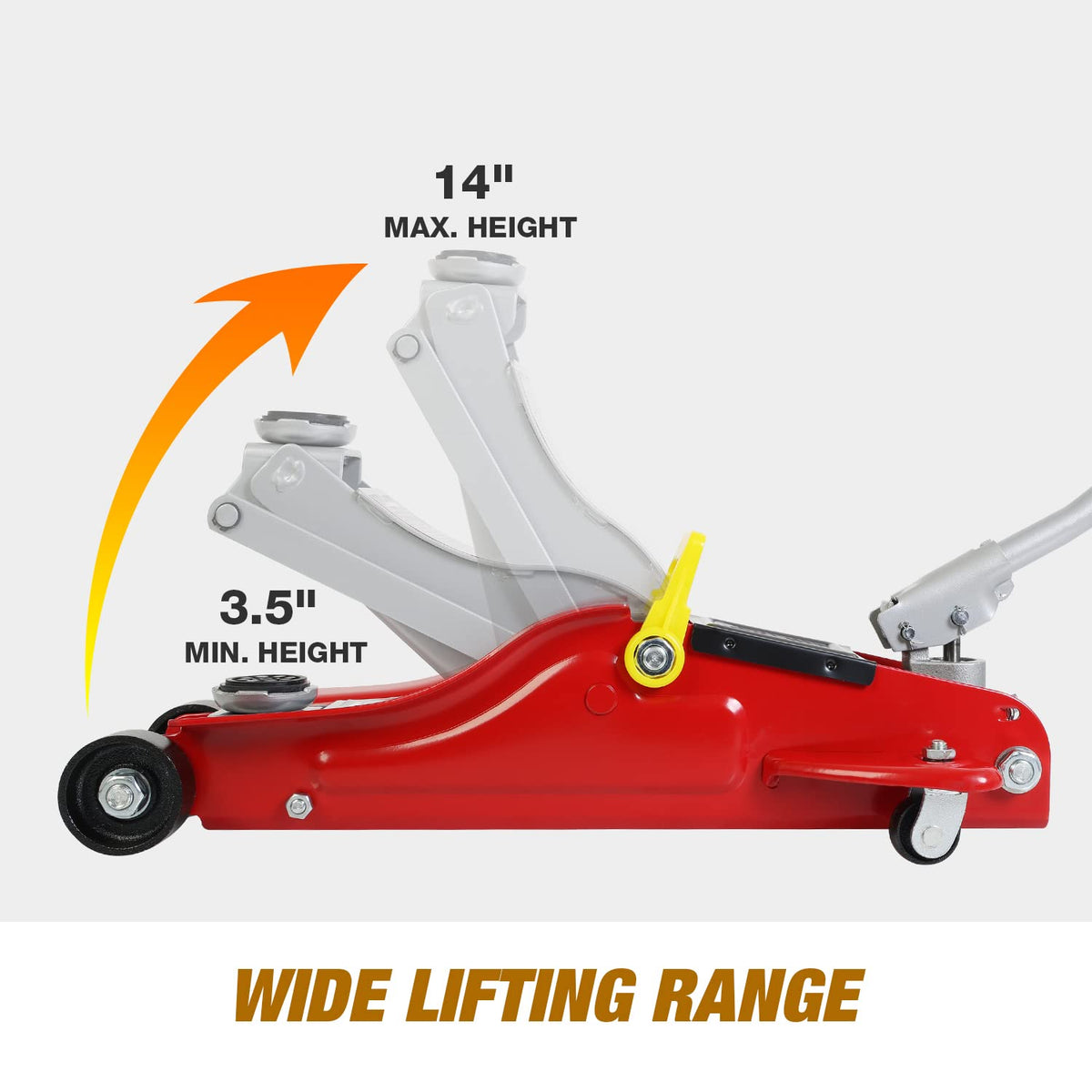 2.5 Ton Low Profile Hydraulic Floor Jack with Storage Case K481