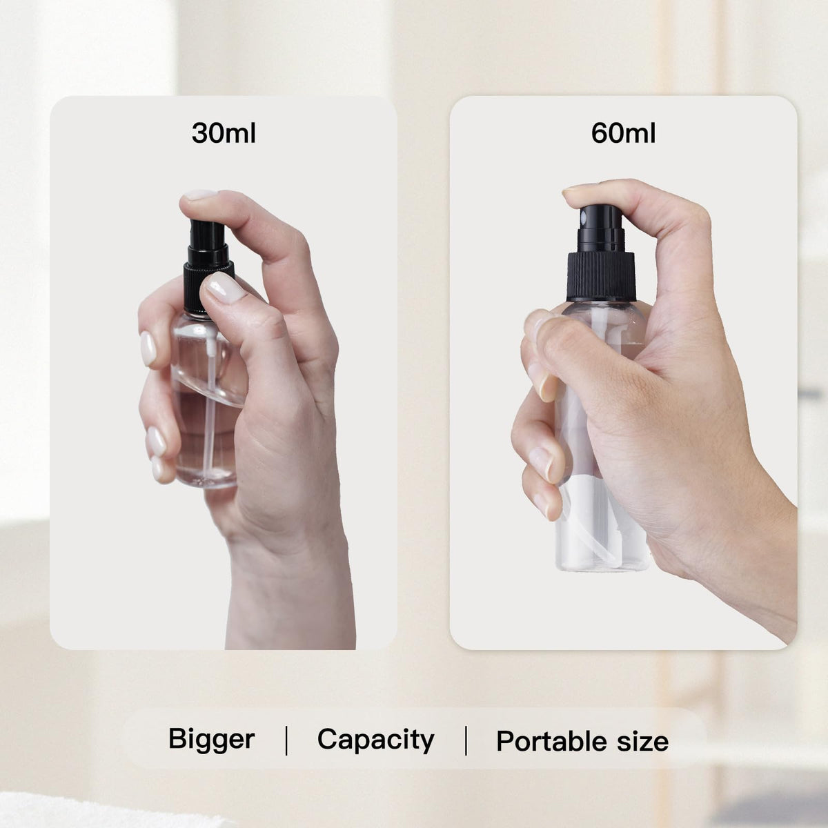 Small 2oz Plastic Spray Bottle 10 Pack P932
