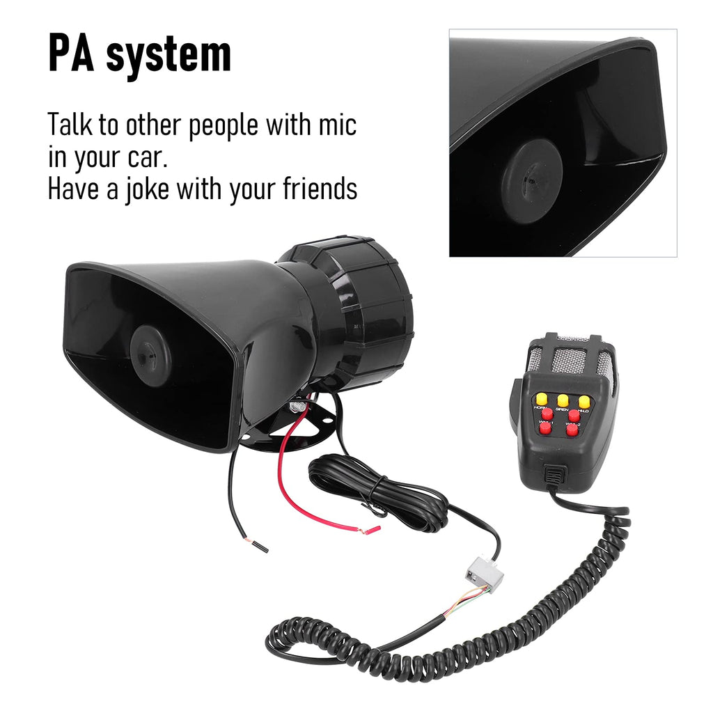 Car Siren Speaker Alarm Horn 7 Tone H200010