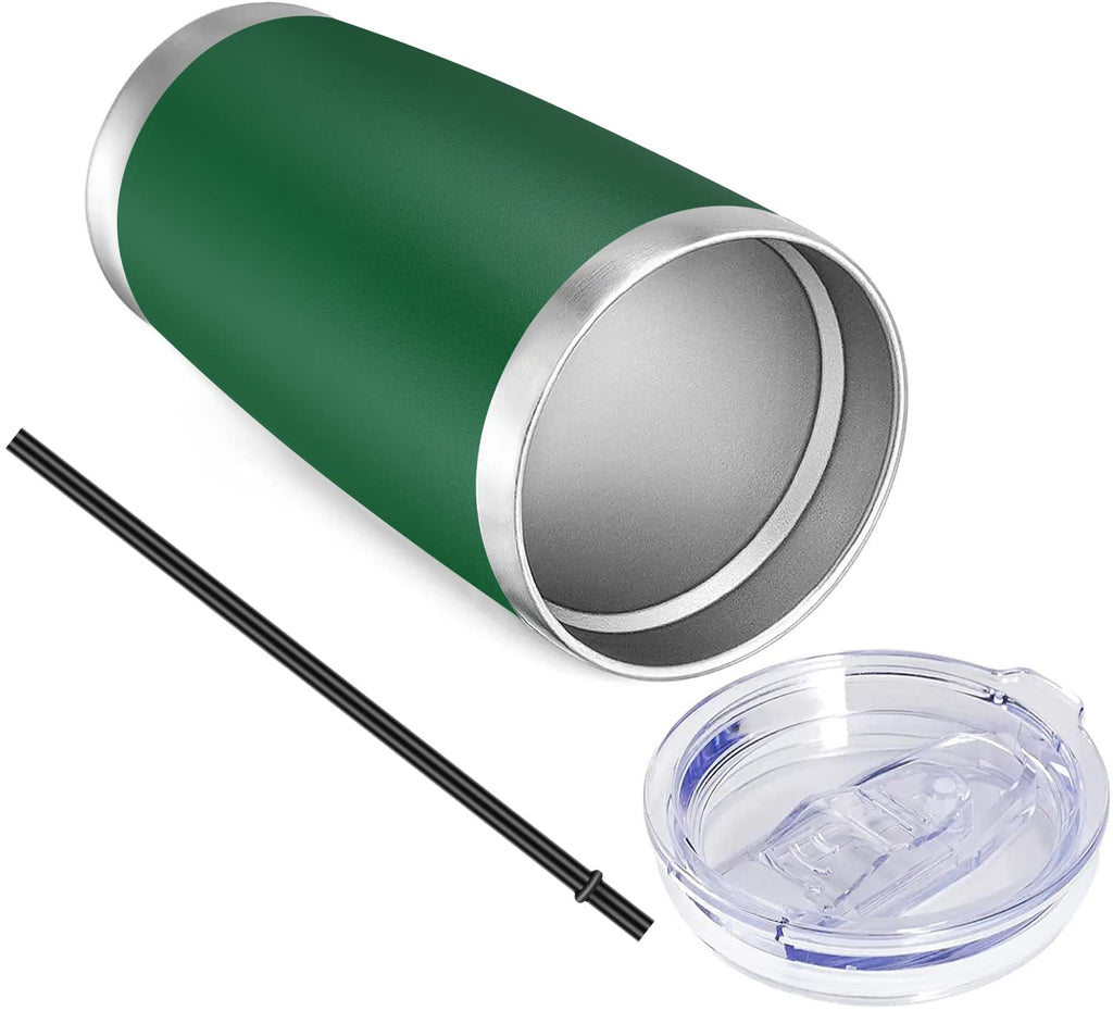 20oz Stainless Steel Insulated Tumbler with Lid and Straw P657849