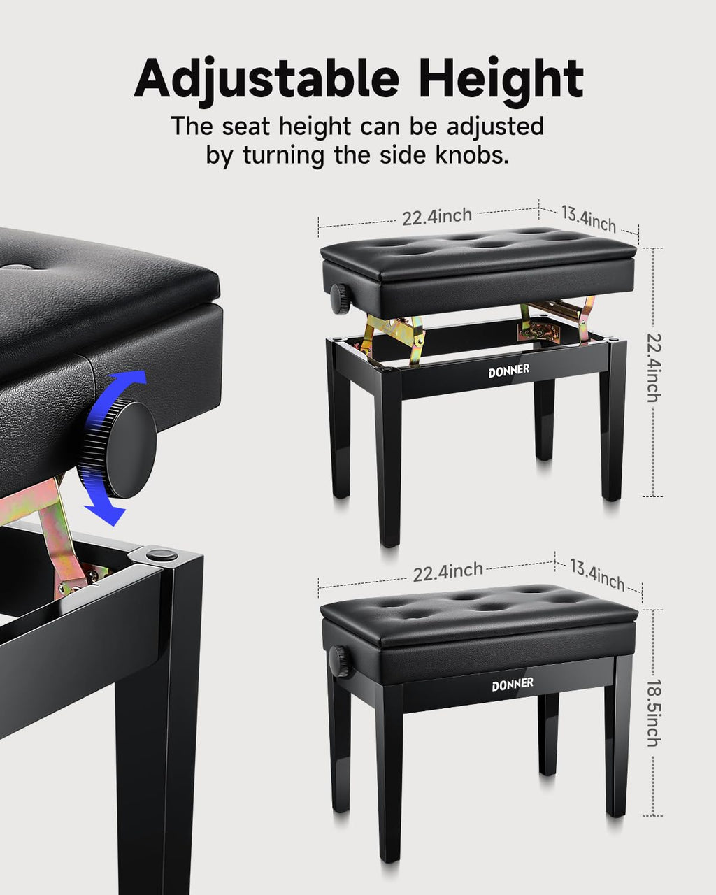 88-Key Weighted Action Digital Piano with Storage Bench M812108