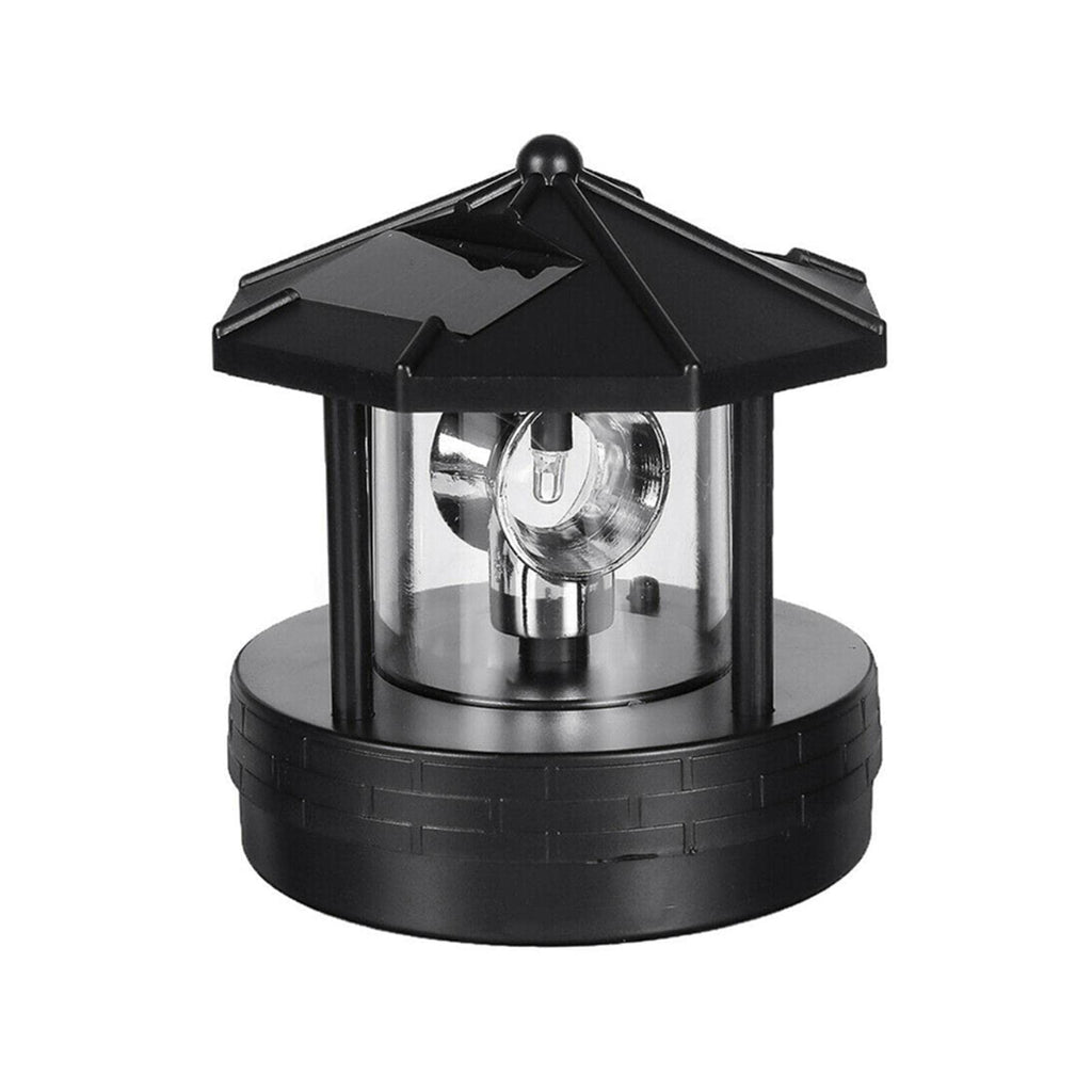 Solar Powered Rotatable LED Lighthouse F6886