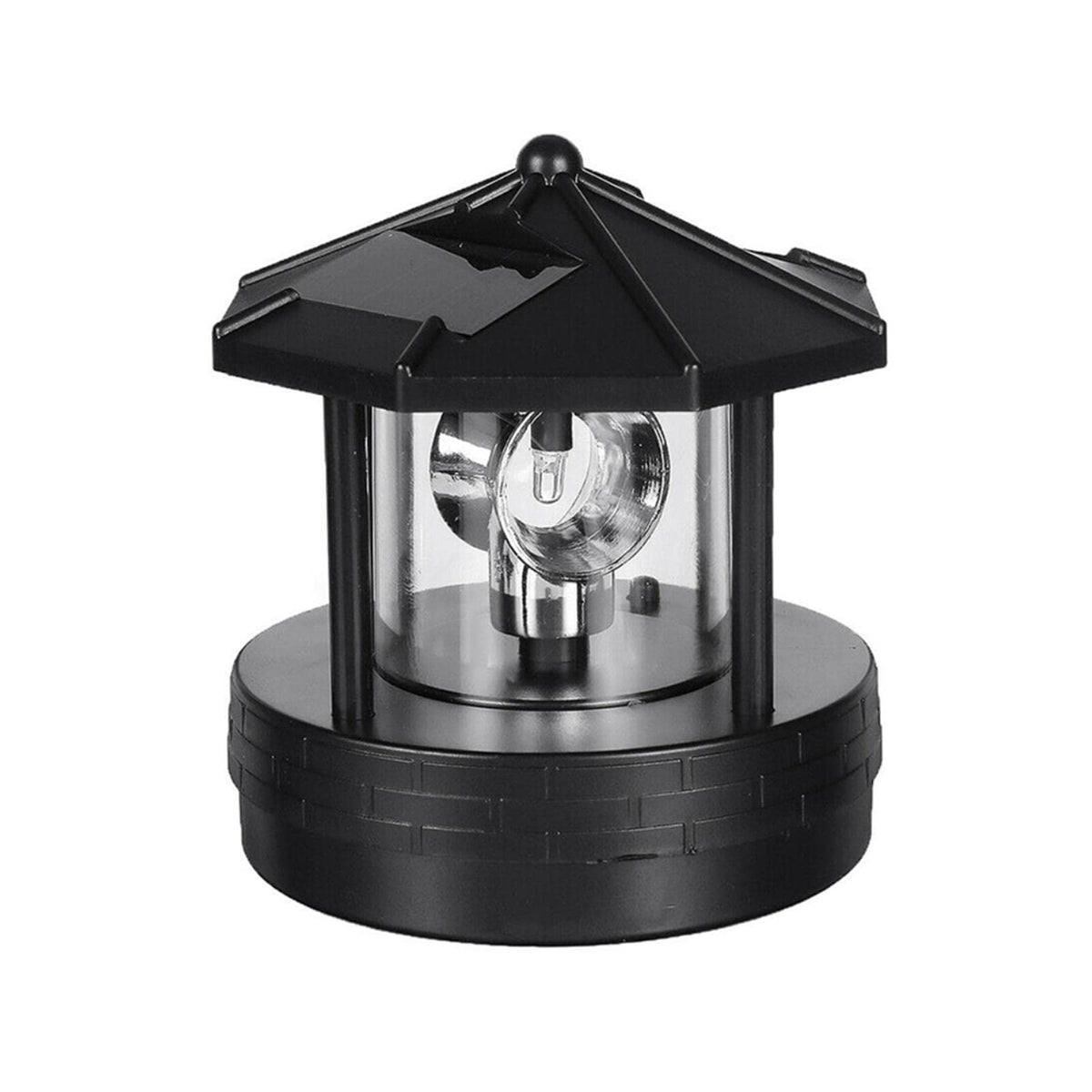 Solar Powered Rotatable LED Lighthouse F6886
