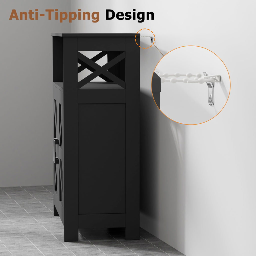 Bathroom Storage Cabinet with Doors W617