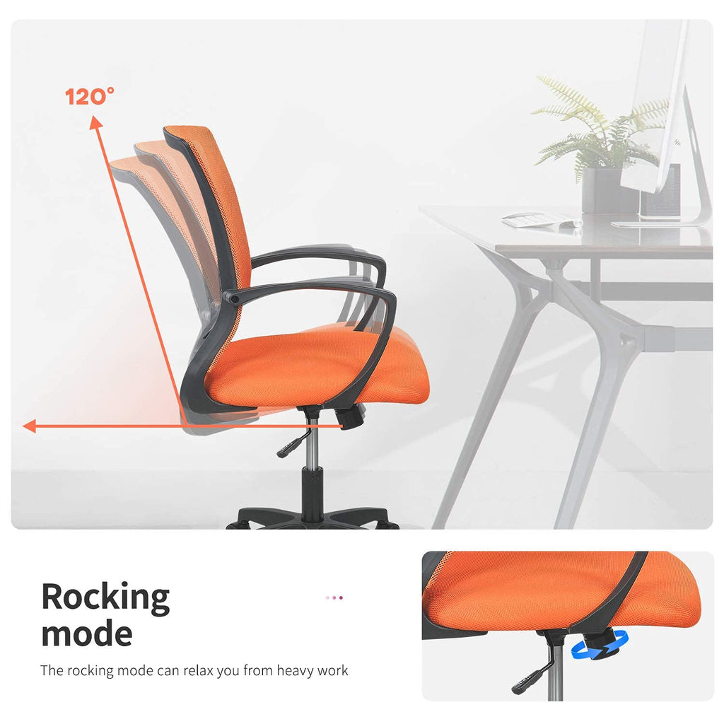 Orange Ergonomic Mesh Office Chair A970966