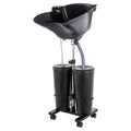 Portable Standing Shampoo Bowl with Drain Hose X4794