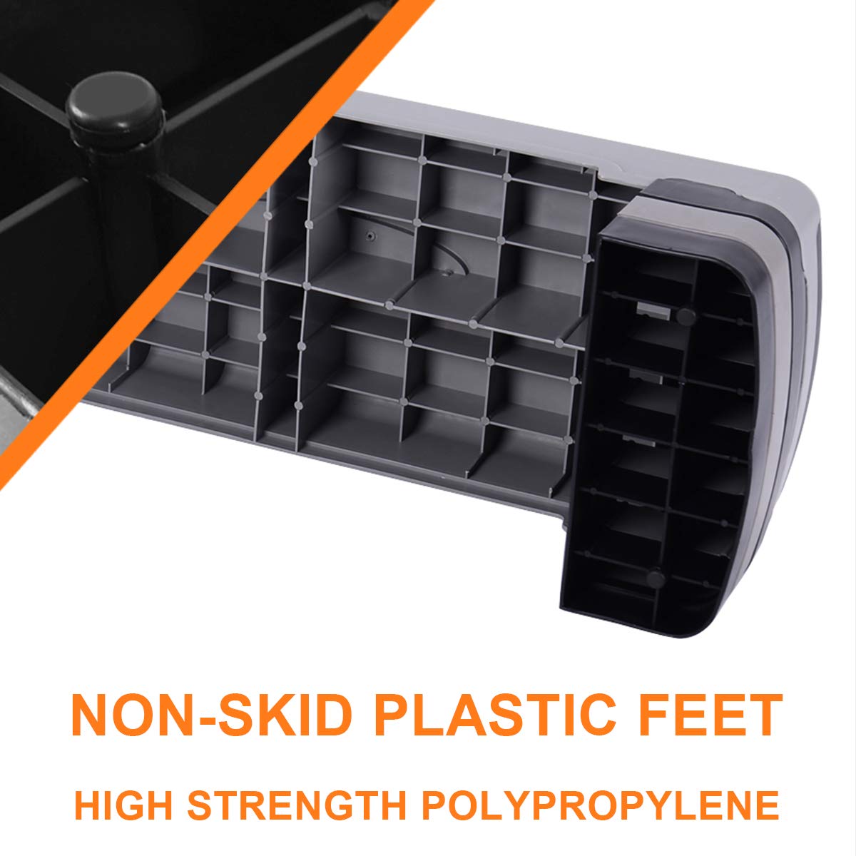 35" Height-Adjustable Non-Slip Aerobic Step Platform O2010