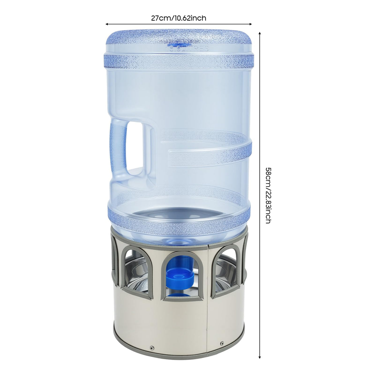 80W Heated Poultry Chicken Waterer 5 Gallon L569