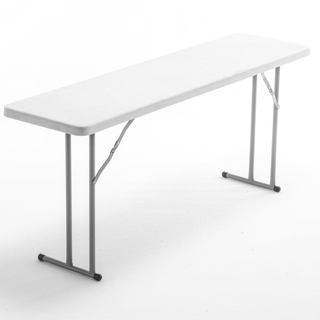Portable Folding Training Table & 3 Floral Chairs 4 Piece Set I47470