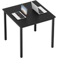 Small Square Dining Table 31.5inch Black E7944