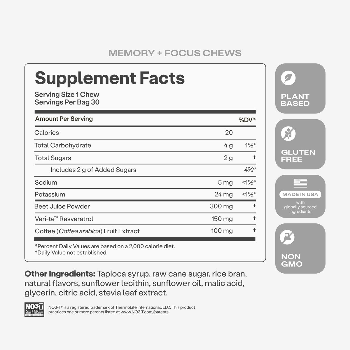 Blueberry Pomegranate Flavor 30 Ct Chews T764