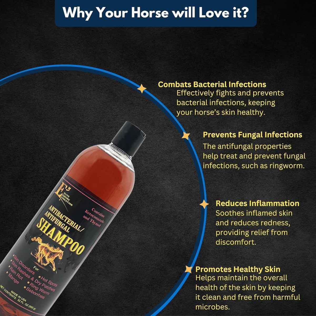32 fl oz Dog and Horse Shampoo G7378