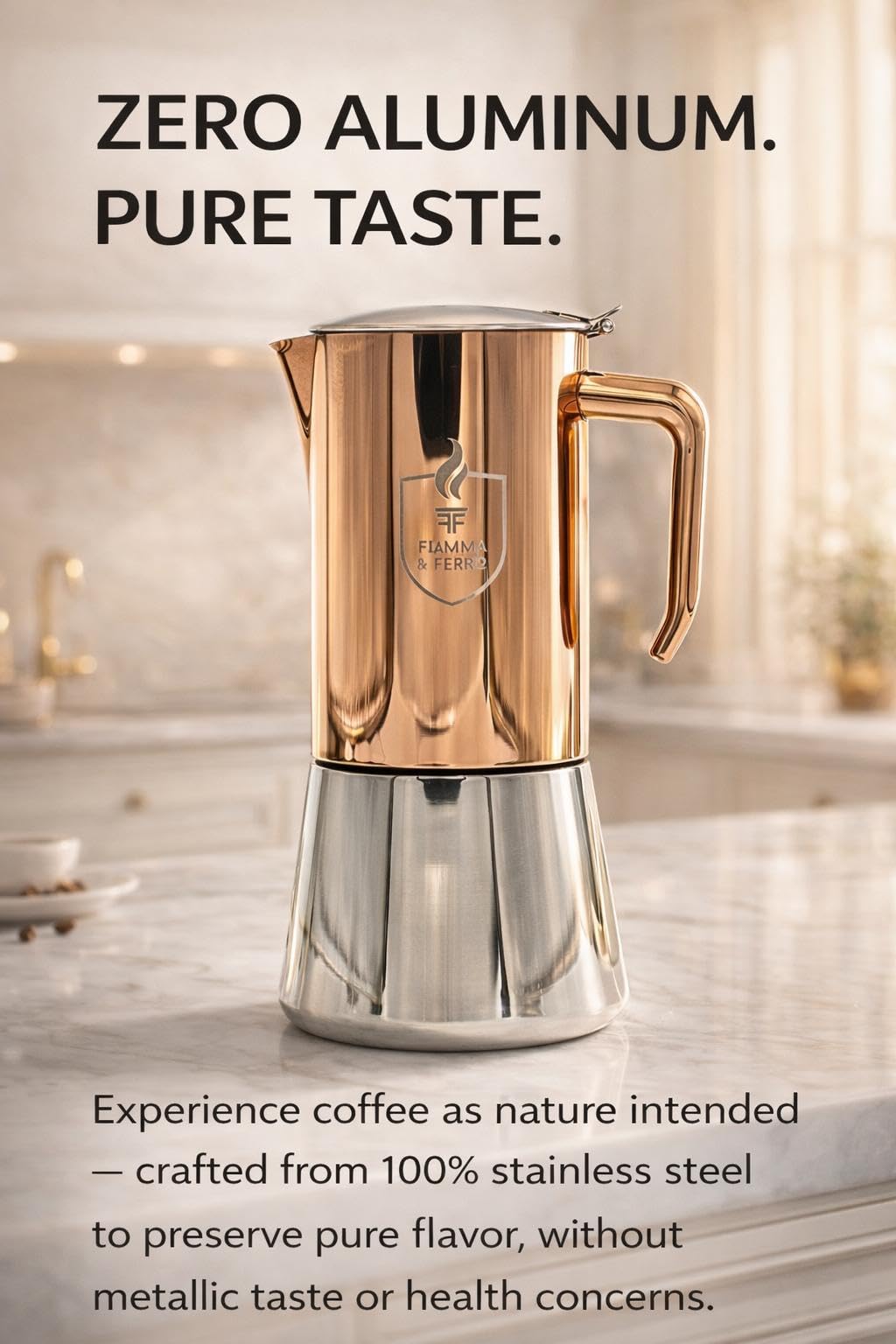 12-Cup Stainless Steel Moka Pot T7646