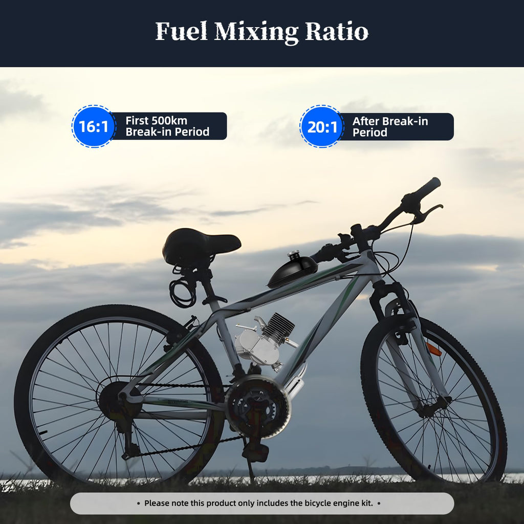 100CC 2 Stroke Air Cooling Bicycle Engine Kit with 36-Tooth Sprocket H3816