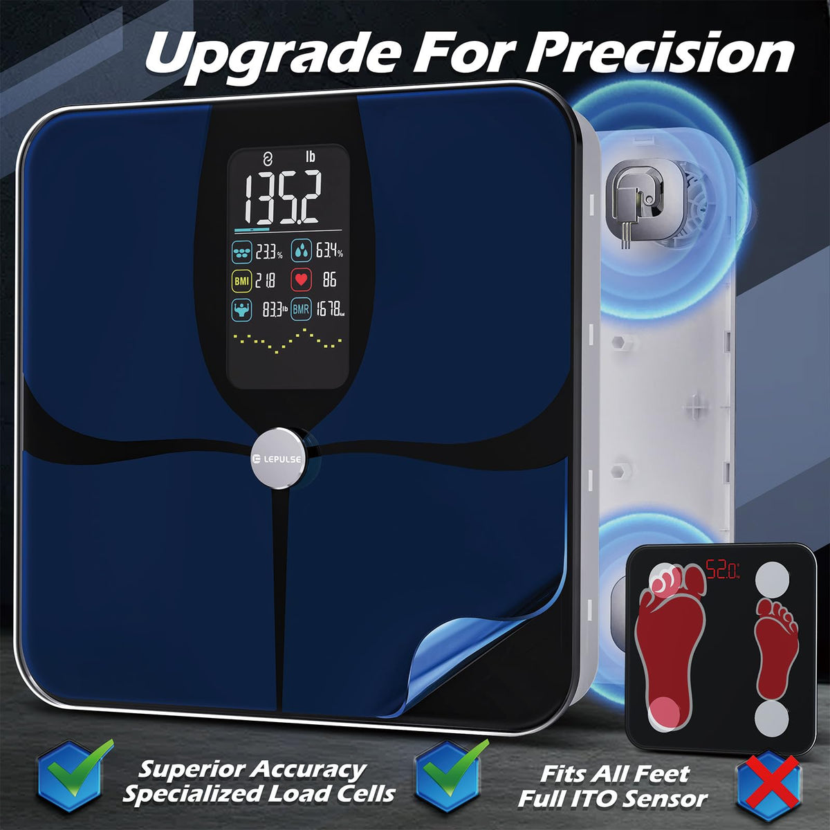 Smart Weight Scale with BMI Body Fat Muscle Mass I2766