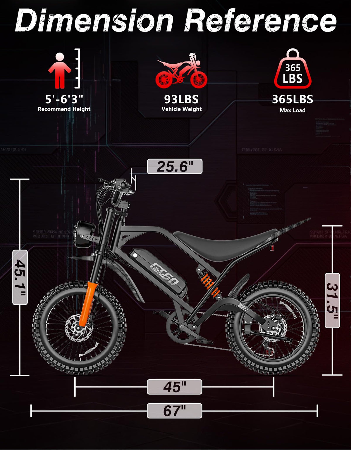 5500W Electric Dirt Bike with 48V 30AH Battery Z51788