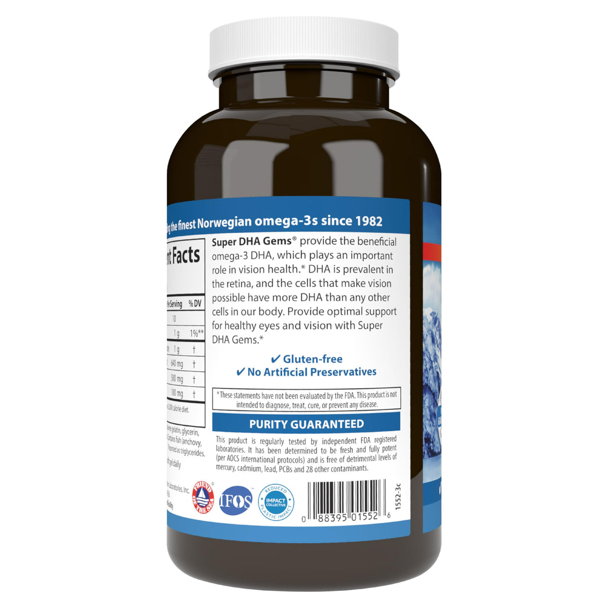 DHA 500 mg 180 Softgels G387916