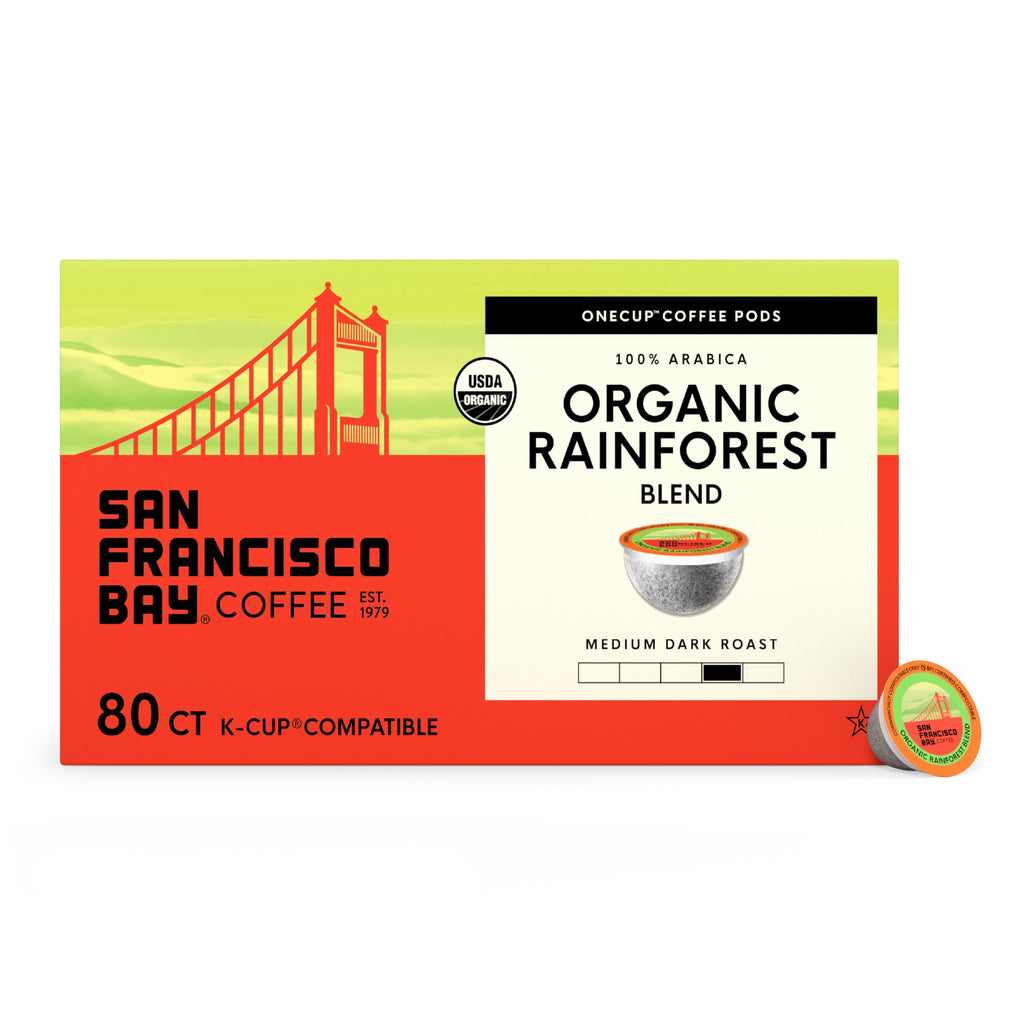 Organic Rainforest Blend K-Cup Compatible Pods, 80 ct D738