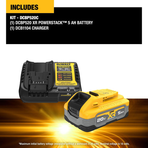 20V MAX Lithium Ion Battery Starter Kit E243