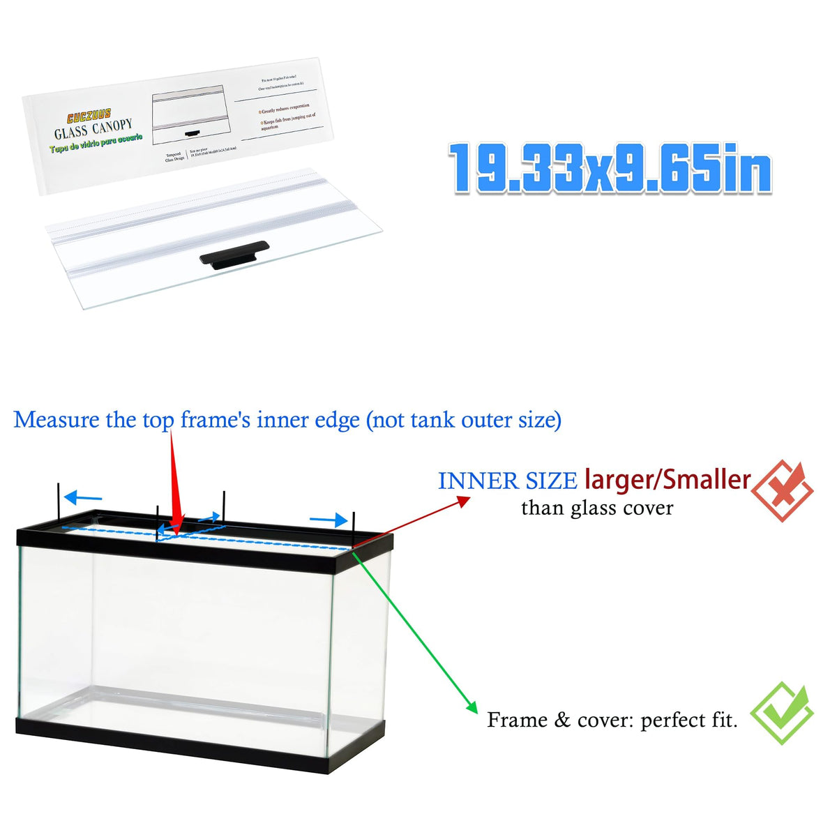 Clear Tempered Glass Canopy E19828