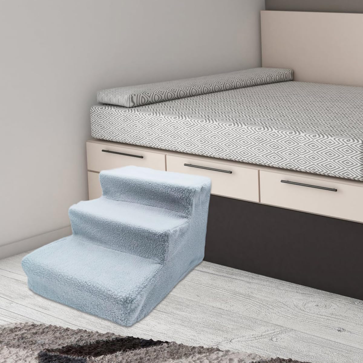 Gray Non-Slip Pet Stairs Y29013