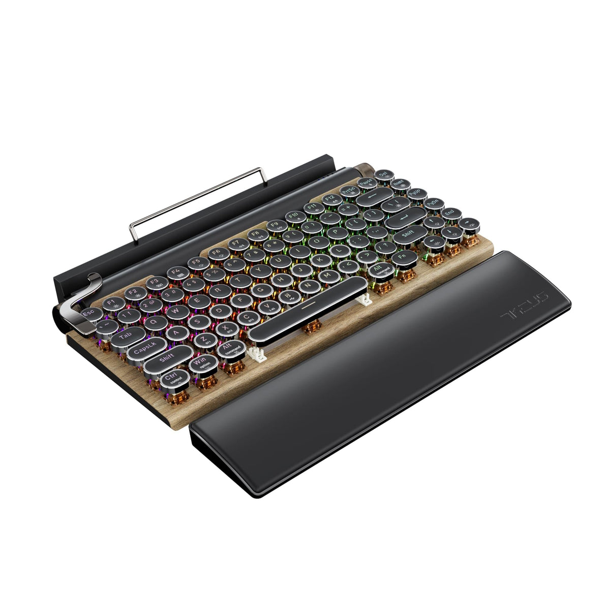 Wireless Retro Mechanical Keyboard with Wrist Rest S741