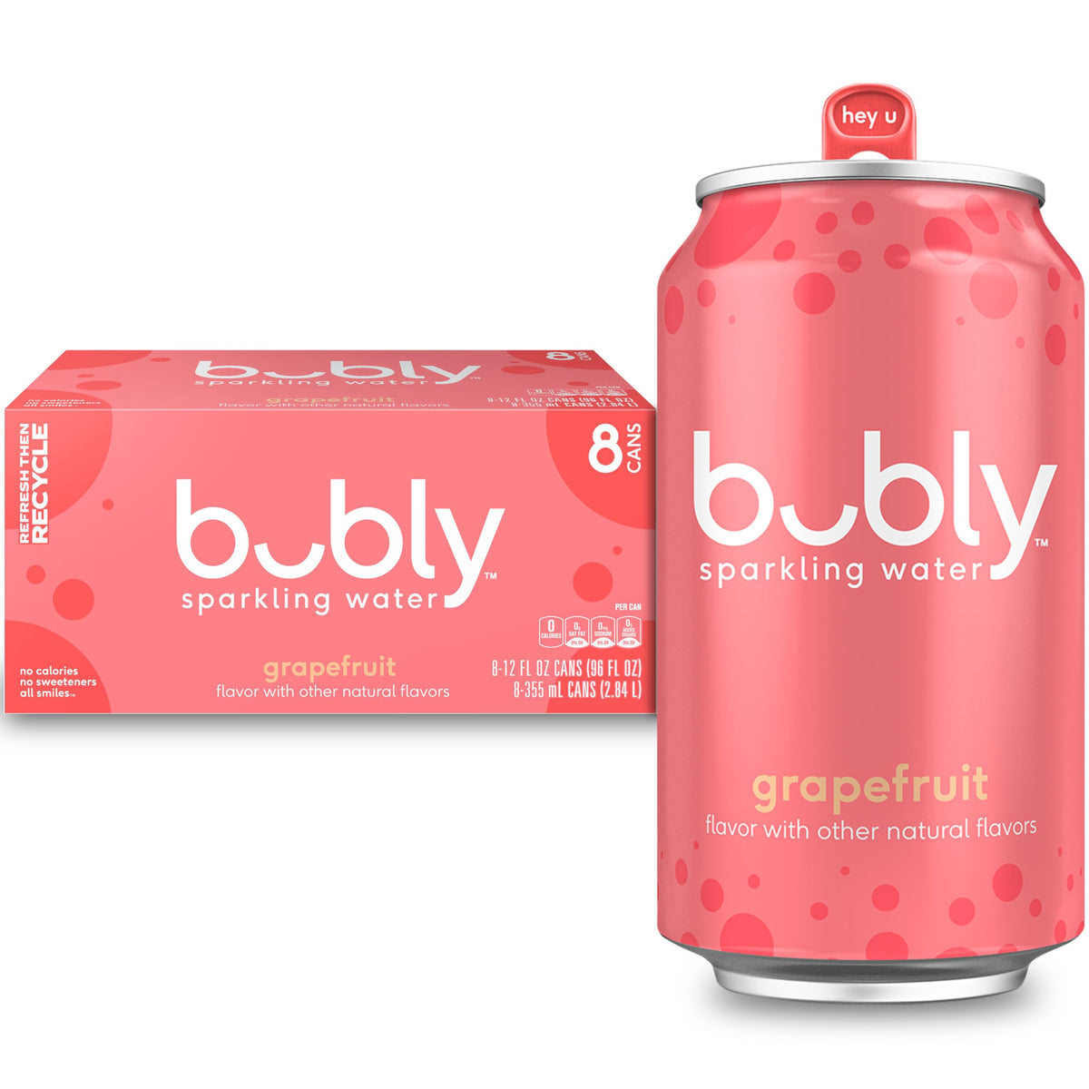 Grapefruit Sparkling Water 8 Pack 12 Fl Oz Cans C4356